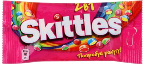 Skittles 38г 2 в 1