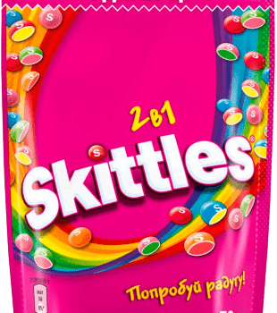 Skittles 70г 2в1