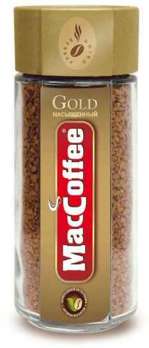 Кофе натур.раствор.субл. ст/б 100гр ТМ "MacCoffee GOLD"