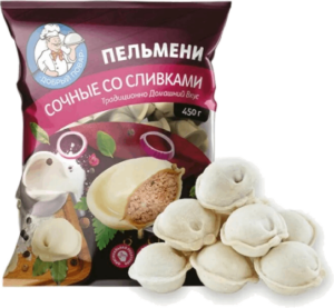 Пельмени КП "Сочные" со сливками 0,45 кг.*10 шт.