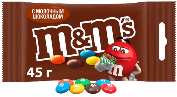 M&M`s Шоколадный 45гр