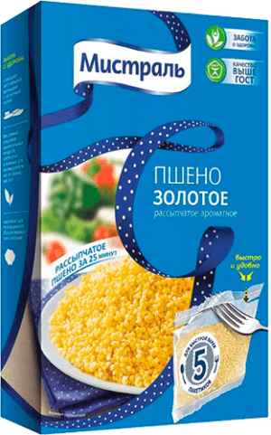 Пшено Золотое "Мистраль" 5х80гр