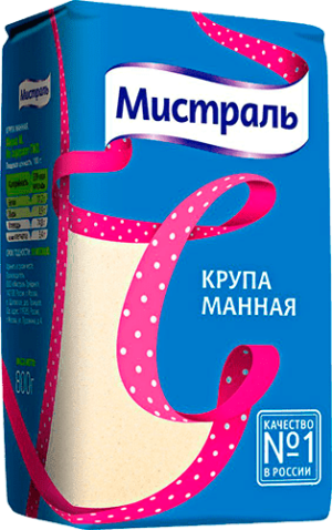 Крупа манная "Мистраль" 800гр