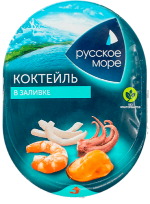 РМ Коктейль из морепр. "КЛАССИК" в заливке 180г.NEW 1/6, шт