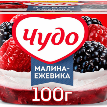 Творожок Чудо 4,2% 100г ван Малина-Ежев