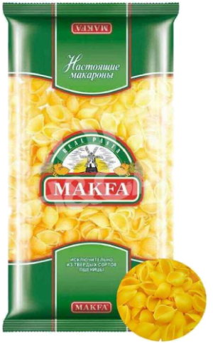 Макароны Макфа мини ракушки 400г