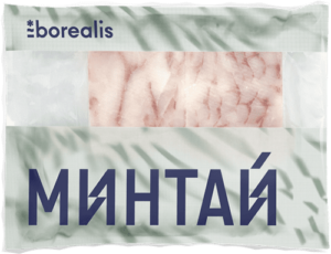 Минтай филе блочный б/к с/м 300г, ТМ BR115, шт