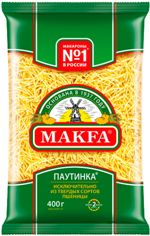 Макароны Макфа Вермишель "Паутинка" 400г.