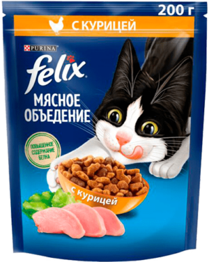 FELIX Мясное объедение Курица 200г