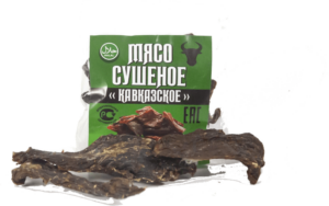 Trocken Fleisch Вяленое мясо с чесноком 0.1кг