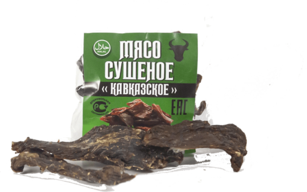 Trocken Fleisch Вяленое мясо с чесноком 0.1кг