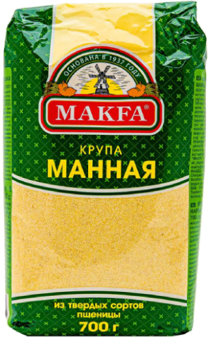 Крупа манная марки Т/крупа/Мак/0.7/6