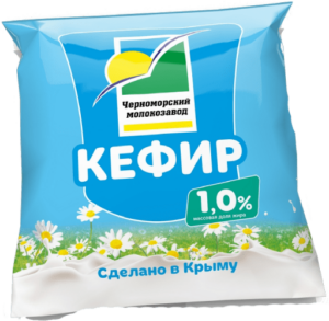 Кефир 1% 450гр., пленка, ЧЗПТ