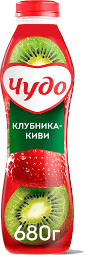 Йогурт Чудо 1,9%  бут 680г Клуб-Киви